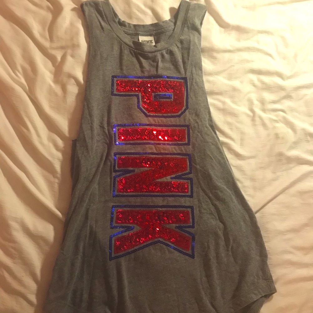 Gray Pink tank